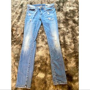 Blank NYC Medium Wash Distressed Jeans